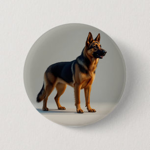 German Shepherd Dog 6 Cm Round Badge