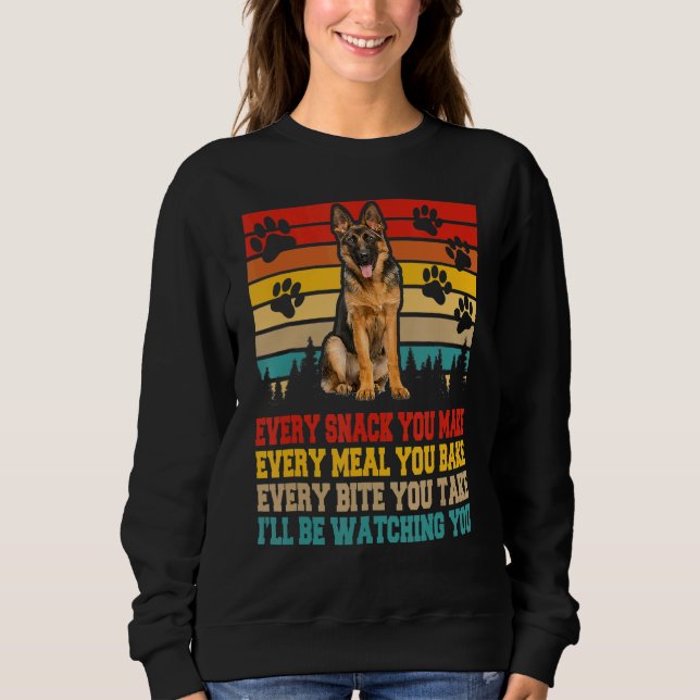 German Shepherd Dog  Activities Matching Dog  1 Sweatshirt (Front)