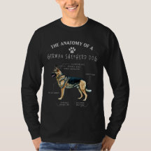 German Shepherd Dog ANATOMY- gift dad mum lovers