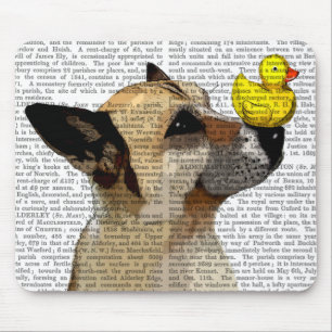 German Shepherd Dog and Duck Mouse Pad