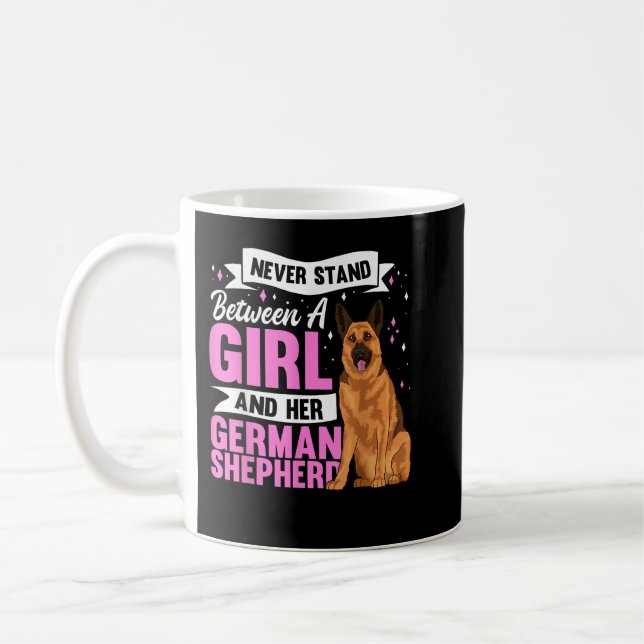 German Shepherd Dog Apparel for Womens Coffee Mug (Left)