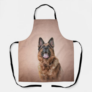 German Shepherd dog Apron