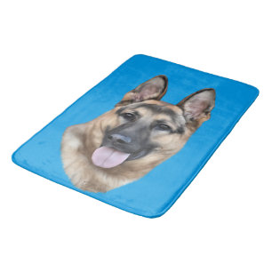 German Shepherd Dog Bath Mat