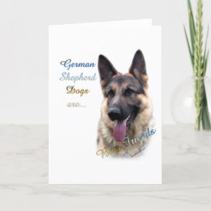 German Shepherd Dog Best Friend 2 Card