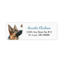 German Shepherd Dog Butterfly Wonder