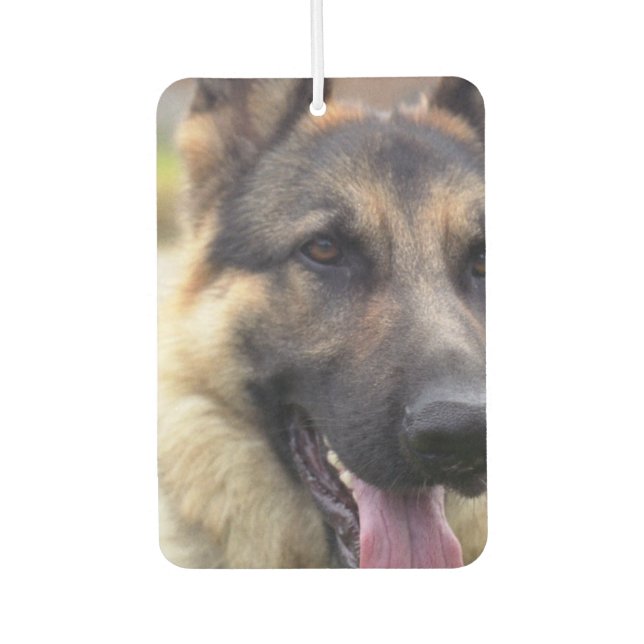 German Shepherd Dog Car Air Freshener (Front)