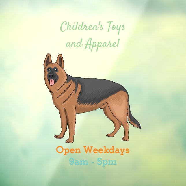 German shepherd dog cartoon illustration  (Sheet 3)