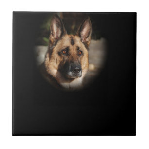 German Shepherd Dog Ceramic Tile