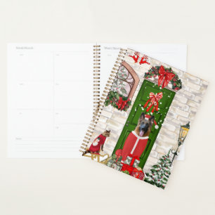 German Shepherd Dog Christmas   Planner