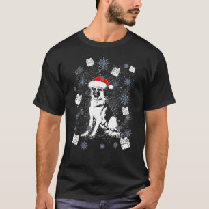 German Shepherd Dog Christmas Winter Ugly Christma T-Shirt