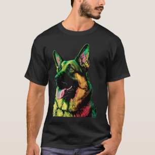 German Shepherd Dog Costume Outfit Mum Dad Raglan T-Shirt