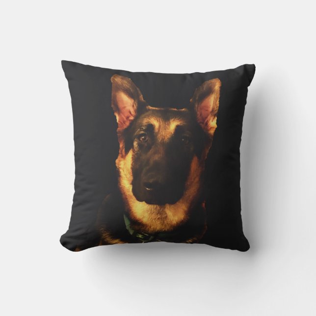 GERMAN SHEPHERD DOG  CUSHION (Front)
