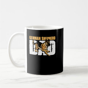 German Shepherd Dog Dad Vintage Fathers Day Coffee Mug