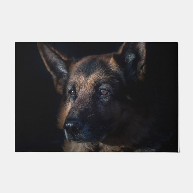 German shepherd dog doormat (Front)