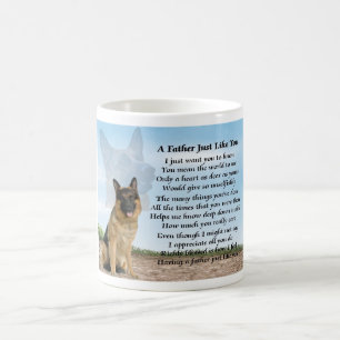 German Shepherd Dog Father Poem Mug