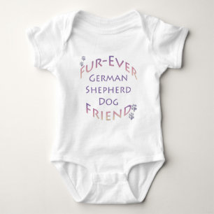 German Shepherd Dog Furever Baby Bodysuit