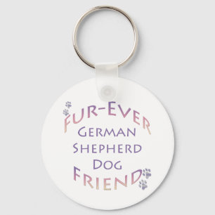 German Shepherd Dog Furever Key Ring