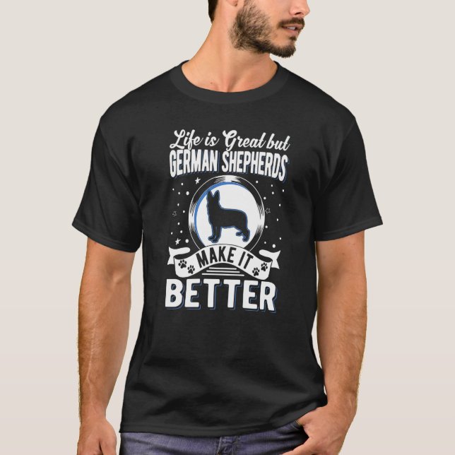 German Shepherd Dog German Shepherd T-Shirt (Front)