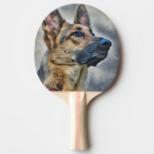 German Shepherd Dog Golf Balls Golf Hat Clip Golf Ping Pong Paddle