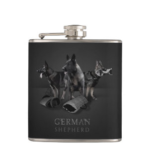 German Shepherd Dog - GSD Hip Flask