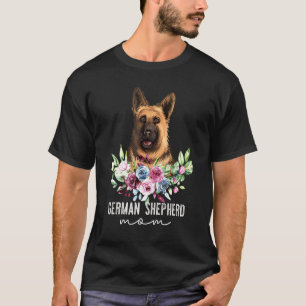 German Shepherd Dog Gsd Mom T-Shirt