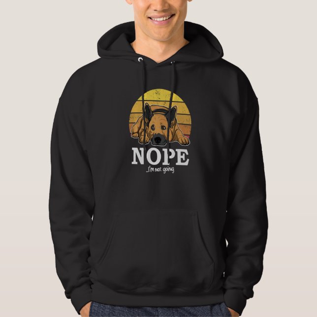 German Shepherd Dog Gsd Sunset  84 Hoodie (Front)