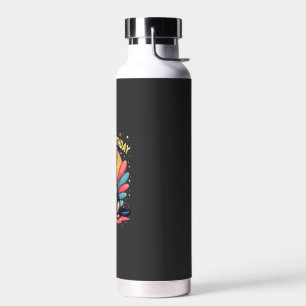 German Shepherd Dog Happy Birthday Party Shep Clot Water Bottle
