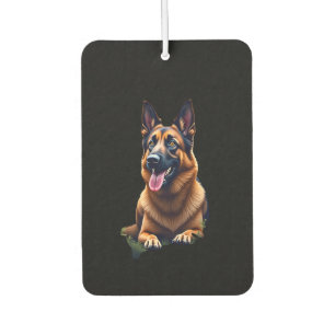 German Shepherd Dog Head Portrait Dog Lover Pet Ow Car Air Freshener
