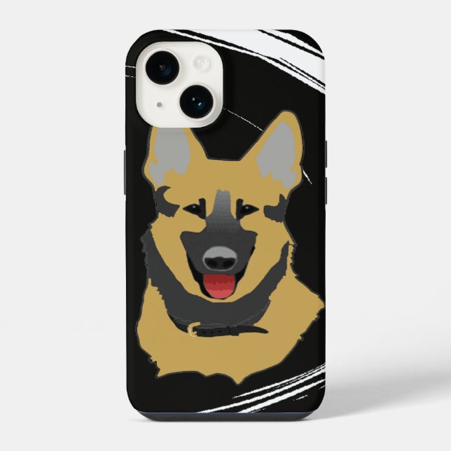 German Shepherd Dog iPhone Case (Back)