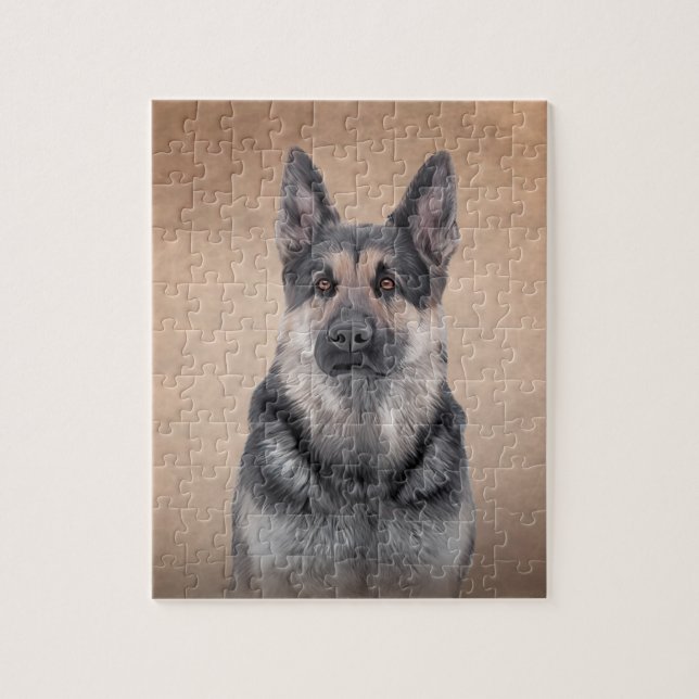 German Shepherd dog Jigsaw Puzzle (Vertical)