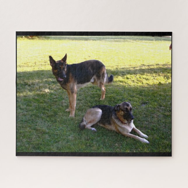 GERMAN SHEPHERD DOG JIGSAW PUZZLE (Horizontal)