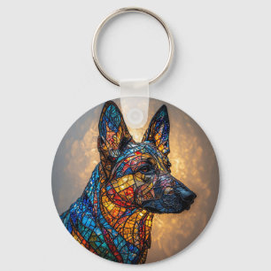 German Shepherd Dog Key Ring