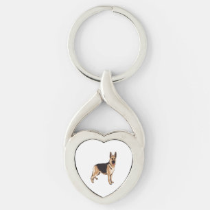 German shepherd dog key ring