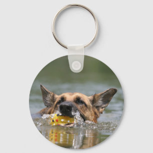 German Shepherd Dog keychain