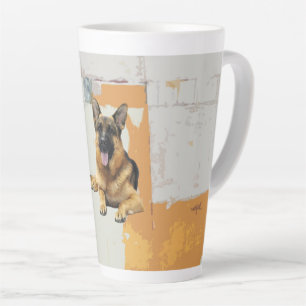 German Shepherd Dog Latte Mug