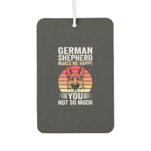 German Shepherd Dog Lover Funny Retro Car Air Freshener
