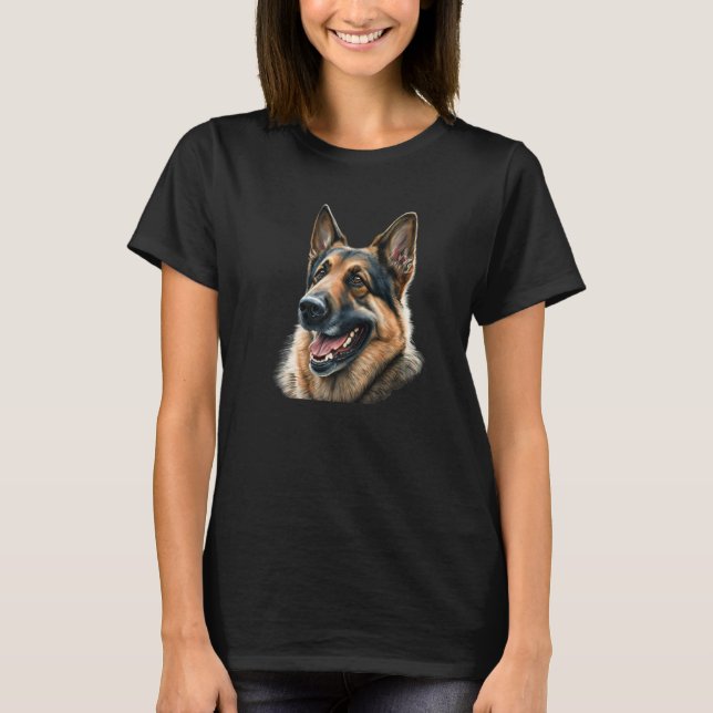 German shepherd Dog Lover Pet Premium T-Shirt (Front)