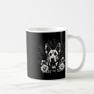 German Shepherd Dog Lover Retro Style Tattoo _1 Coffee Mug