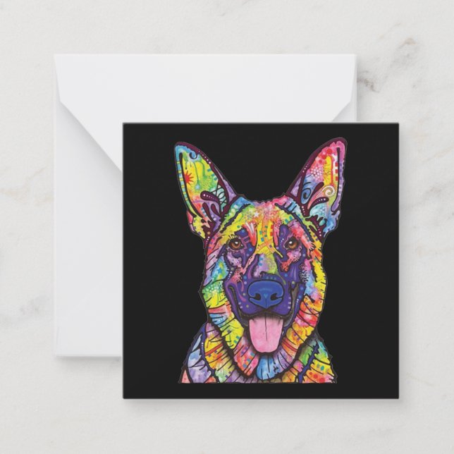German Shepherd Dog Lovers Card (Front)