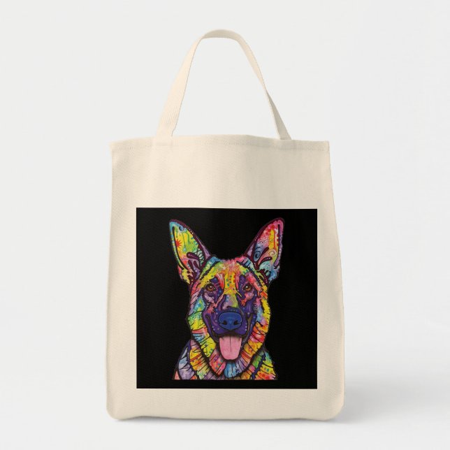 German Shepherd Dog Lovers Tote Bag (Front)
