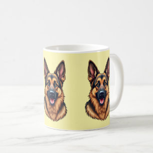 German Shepherd Dog – Loyal & Intelligent Dog Love Coffee Mug