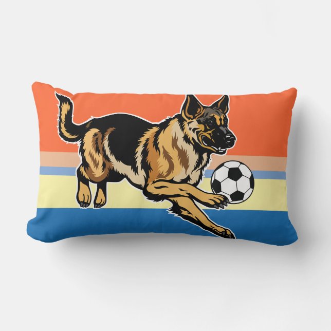 german shepherd dog lumbar cushion (Front)