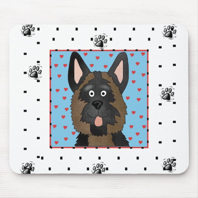 German Shepherd Dog Mouse Pad (Front)