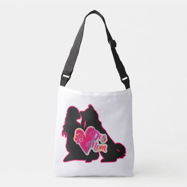 German Shepherd Dog Mum Shoulder Bag (Front)