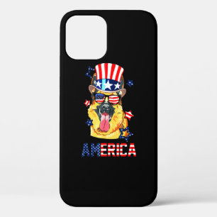 German Shepherd Dog Owner 4Th Of July iPhone 12 Pro Case