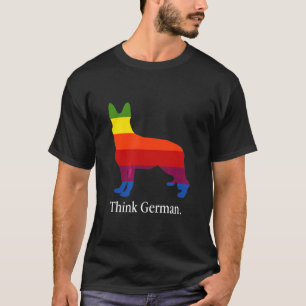 German Shepherd Dog Owner Pop Tech Cult Saying T-Shirt