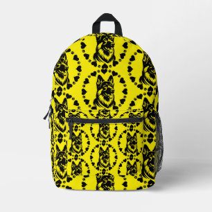 German Shepherd Dog Owner Printed Backpack