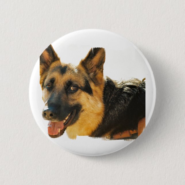 German Shepherd Dog Photo Pin (Front)