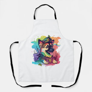 German Shepherd Dog Pirate Apron
