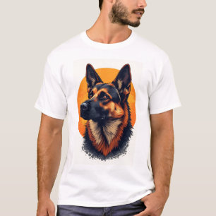 German Shepherd Dog Portrait T-Shirt